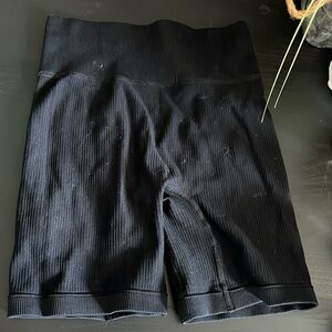 Black biker shorts